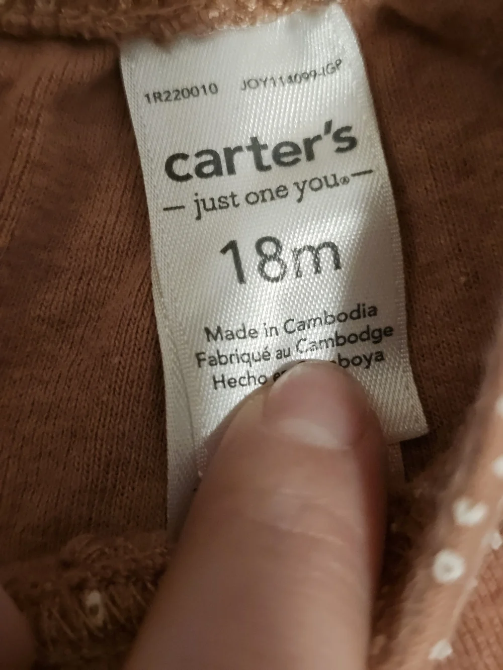 Carter's Girls 3-Pack Pink, Terracotta and Heathered Floral Leggings